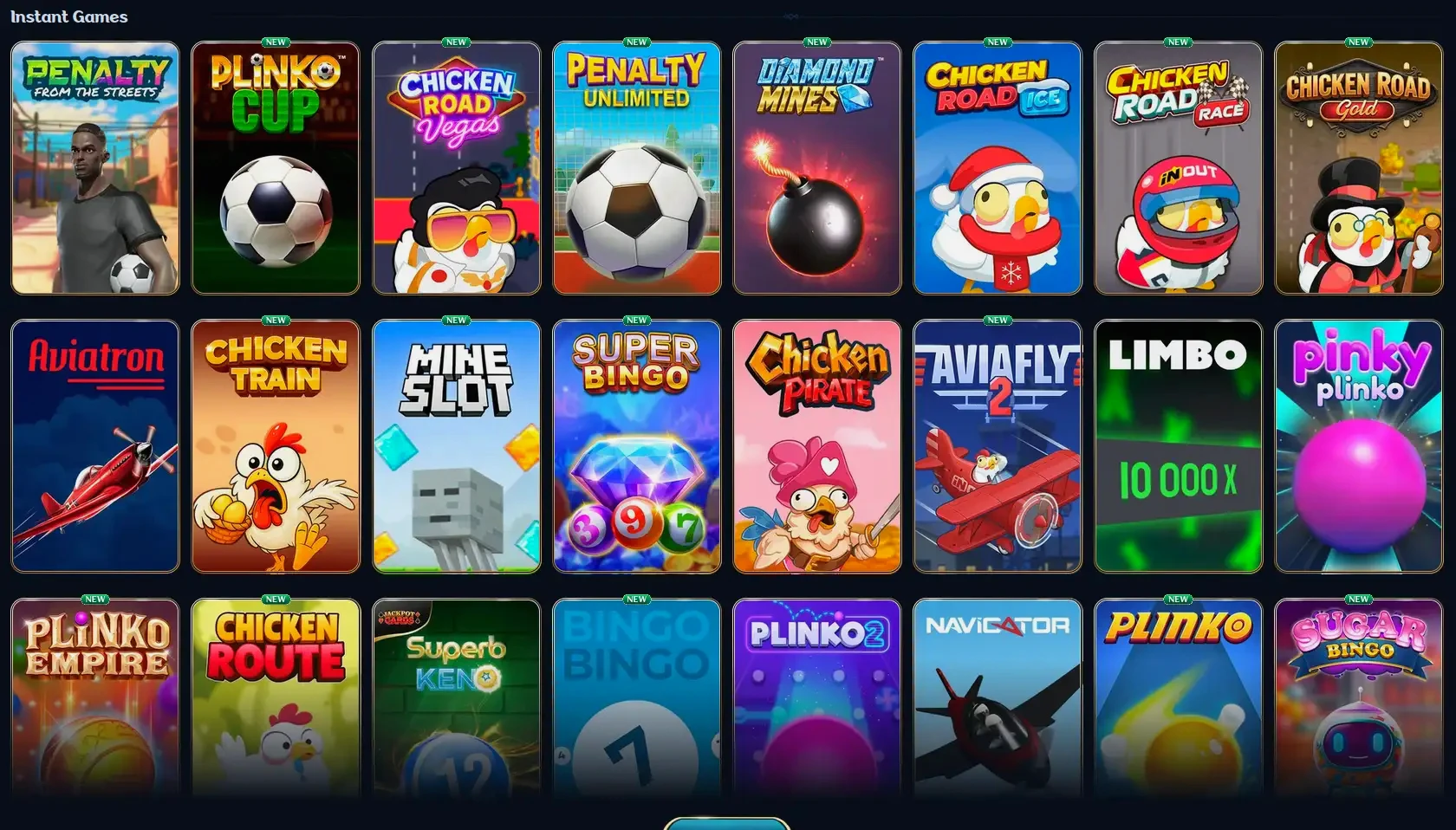 Revolution Casino Spielübersicht